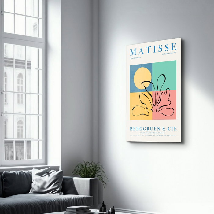 Wallity Pintura Decorativa de Vidrio Templado Multicolor 46 x 72 cm